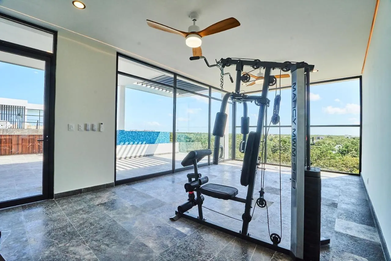 Ph Hamlet -Private Pool & Roof & Beach Club Access Tulum Appartement